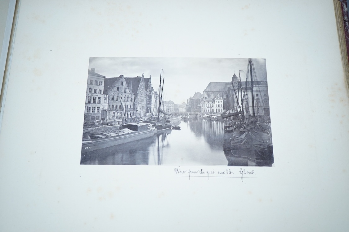 A collection of ephemera including Savoy Theatre, a photograph album and an album of watercolours and pencil studies, late 19th / early 20th century